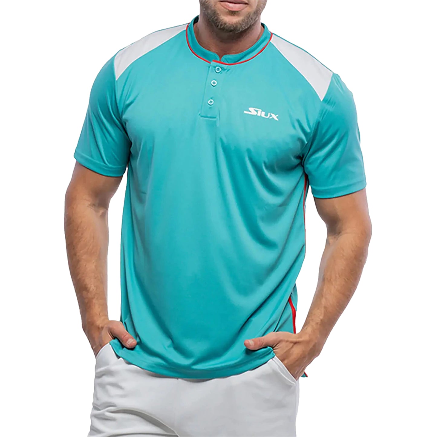 Camiseta Polo Siux Diablo Sanyo Turquesa