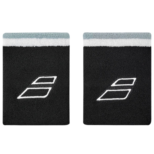 Muñequeras Babolat Jumbo Negro/Blanco