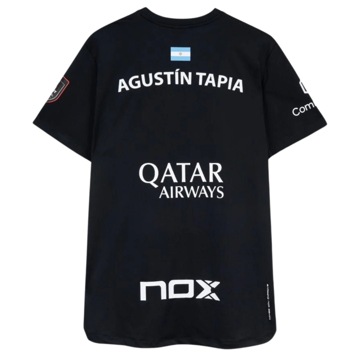 Camiseta Nox Sponsors Agustin Tapia Negro 2026
