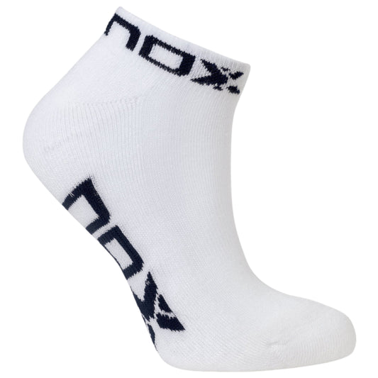 Calcetines Nox Tobillero Blanco/Azul