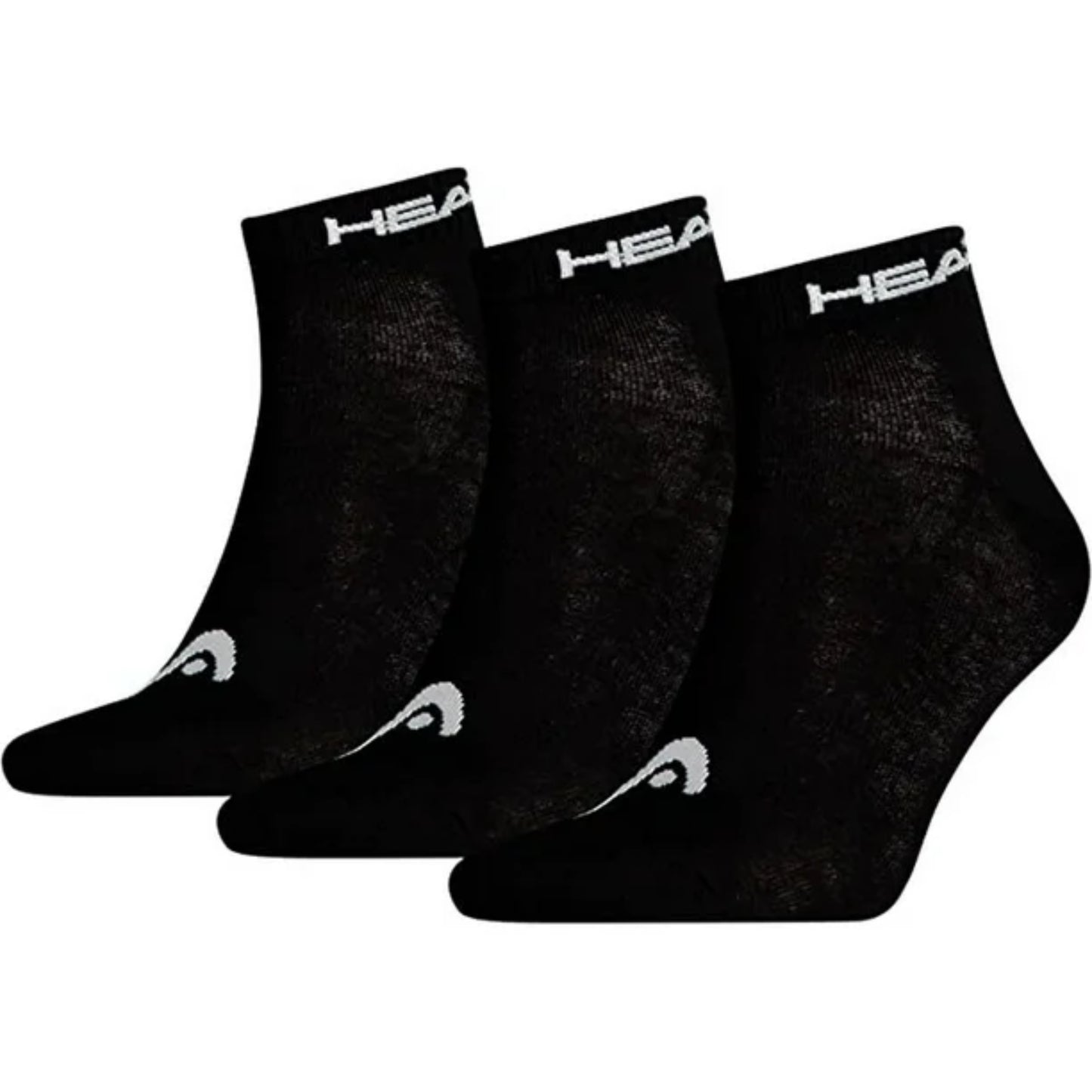 Calcetines Head All Sports Quarter Pack 3 NEGRO