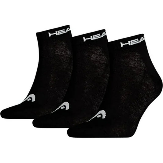 Calcetines Head All Sports Quarter Pack 3 NEGRO