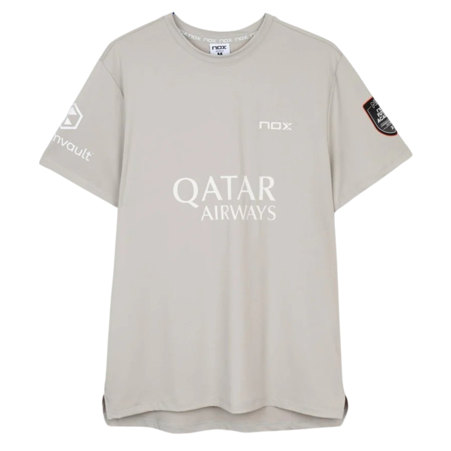Camiseta Nox Sponsors Agustin Tapia Gris Suave 2026