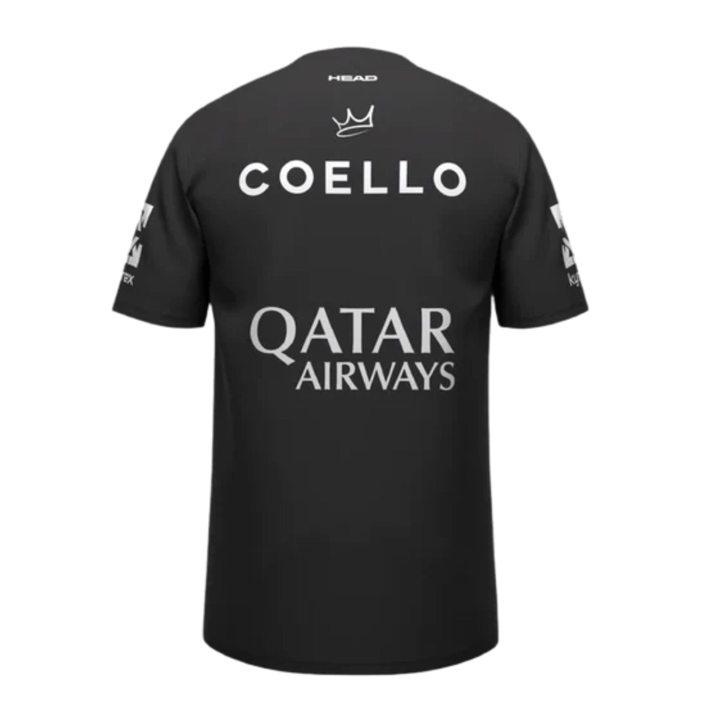 Camiseta Head Arturo Coello Negra 2026