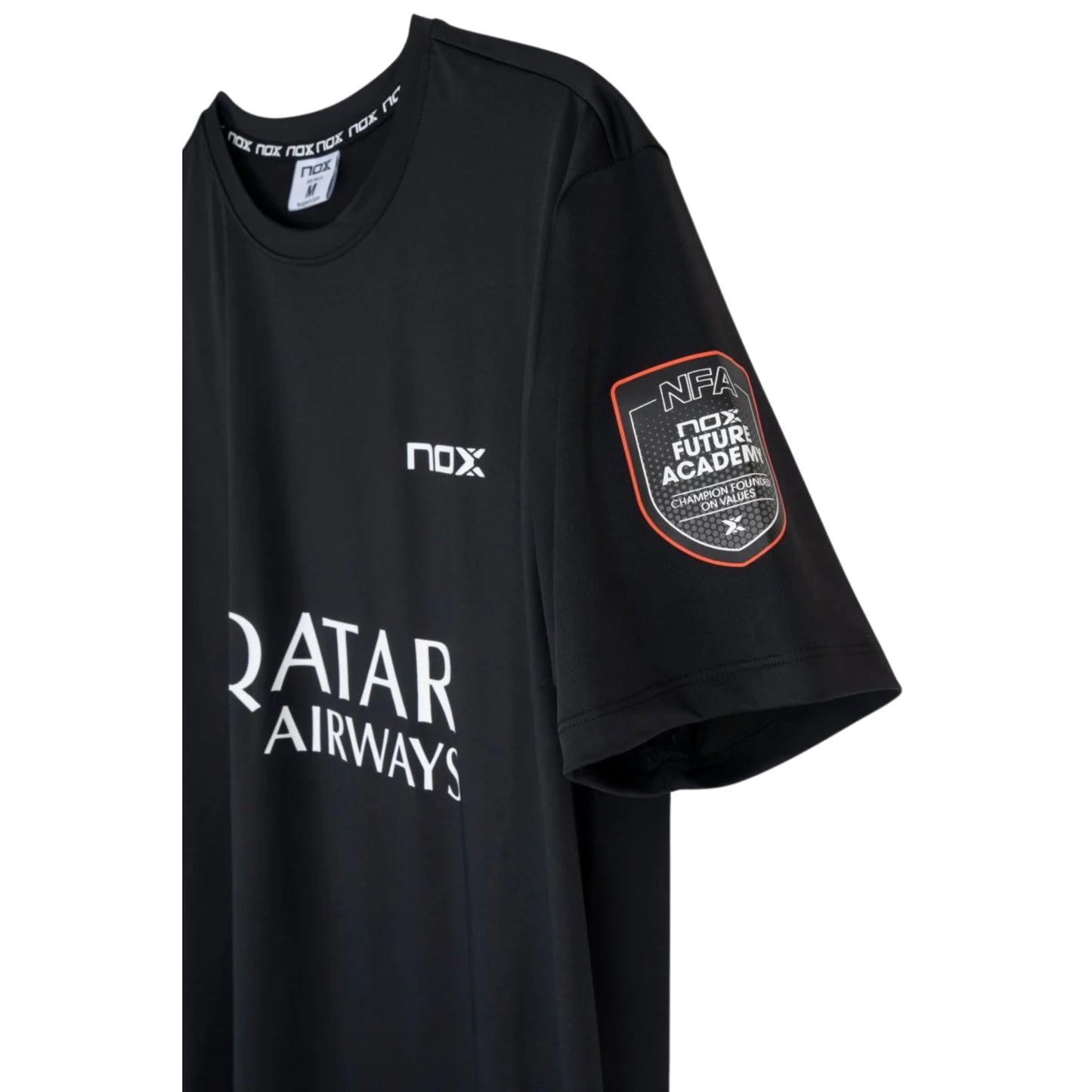 Camiseta Nox Sponsors Agustin Tapia Negro 2026