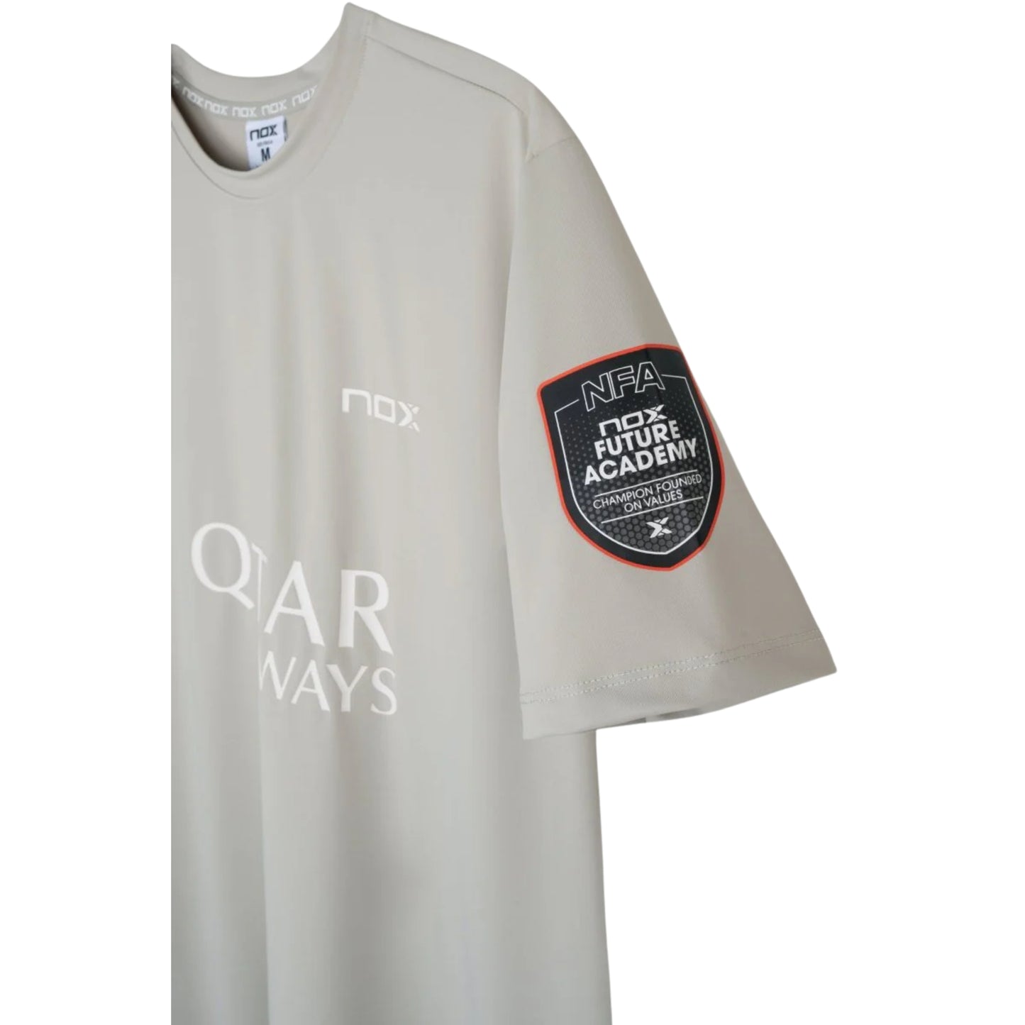Camiseta Nox Sponsors Agustin Tapia Gris Suave 2026