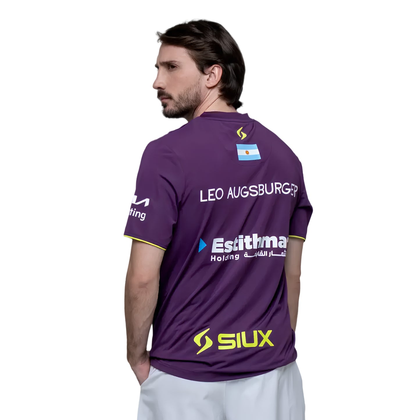 Camiseta Siux Fenix X Leo Augsburger Morado 2026