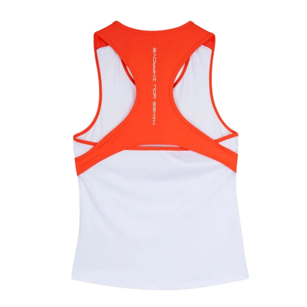 Camiseta NOX Tirantes Team Blanco/Rojo 2026