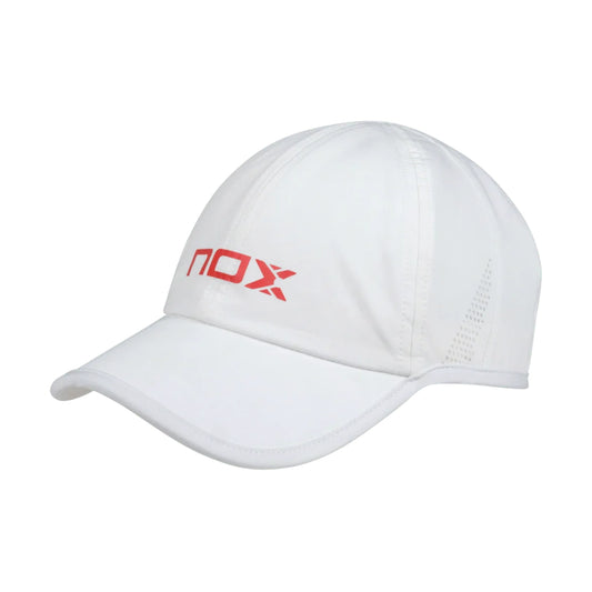 Gorra Deportiva Nox Blanco/Rojo