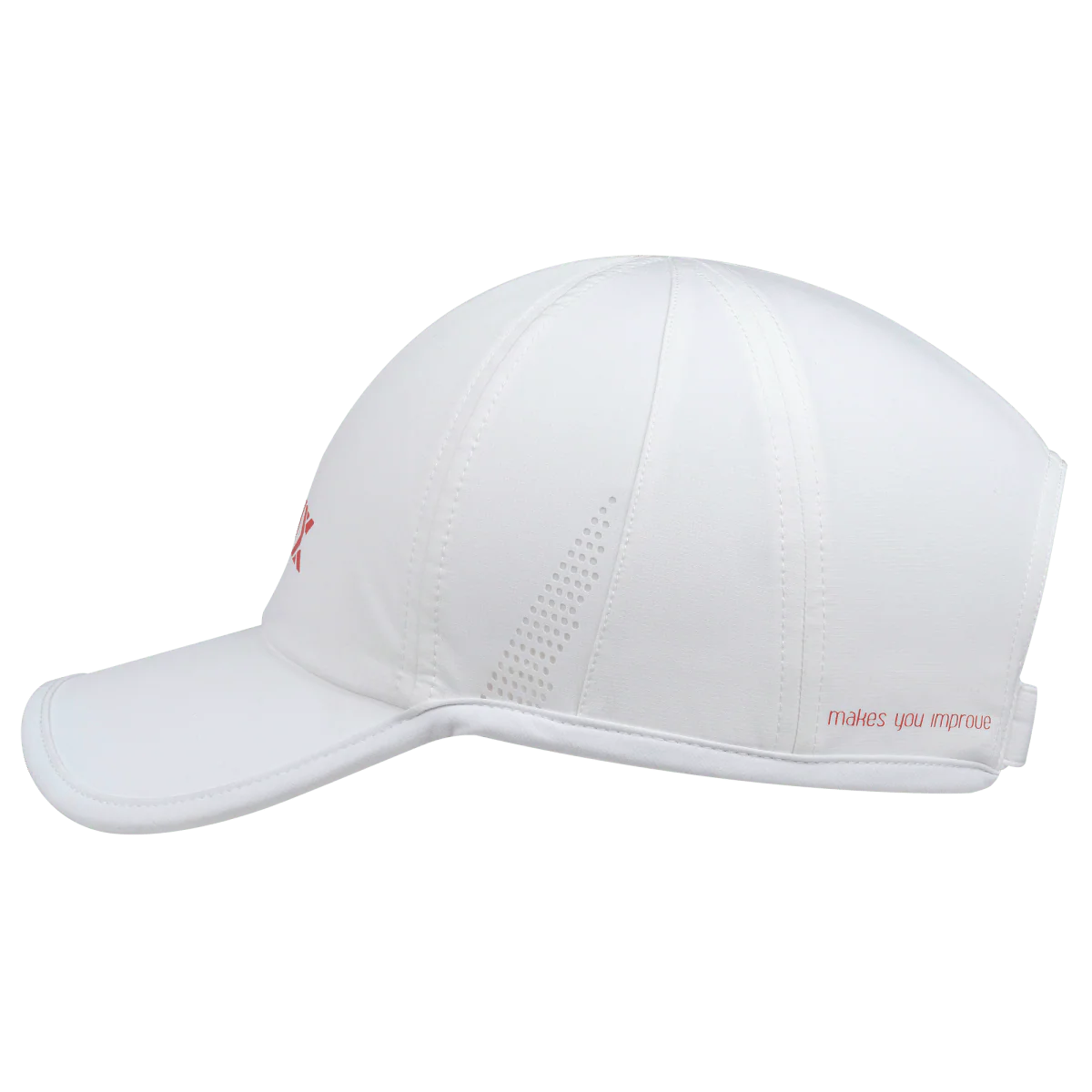 Gorra Deportiva Nox Blanco/Rojo