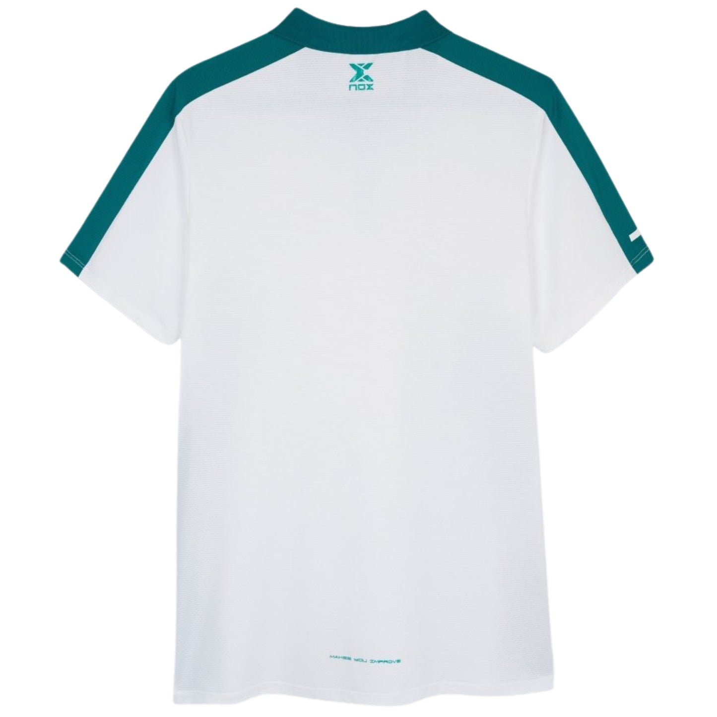 Polo Nox Pro 2026 Blanco/Verde Ivy