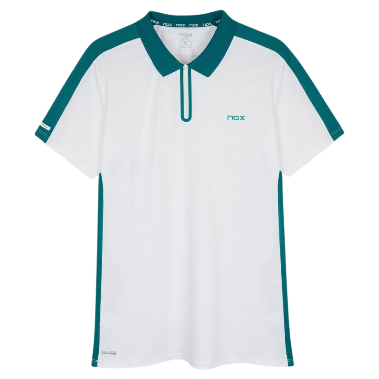 Polo Nox Pro 2026 Blanco/Verde Ivy